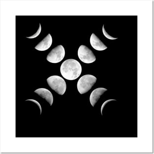 Moon Phases Posters and Art